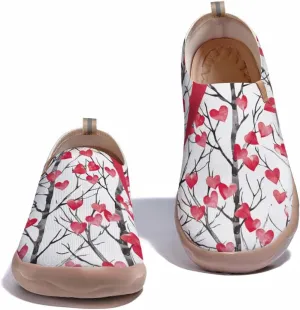 Men's Casual Knit Shoes Art Painted Slip Ons Loafers Lightweight Flats Travel Sneakers