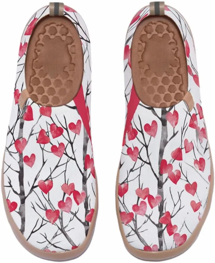 Men's Casual Knit Shoes Art Painted Slip Ons Loafers Lightweight Flats Travel Sneakers