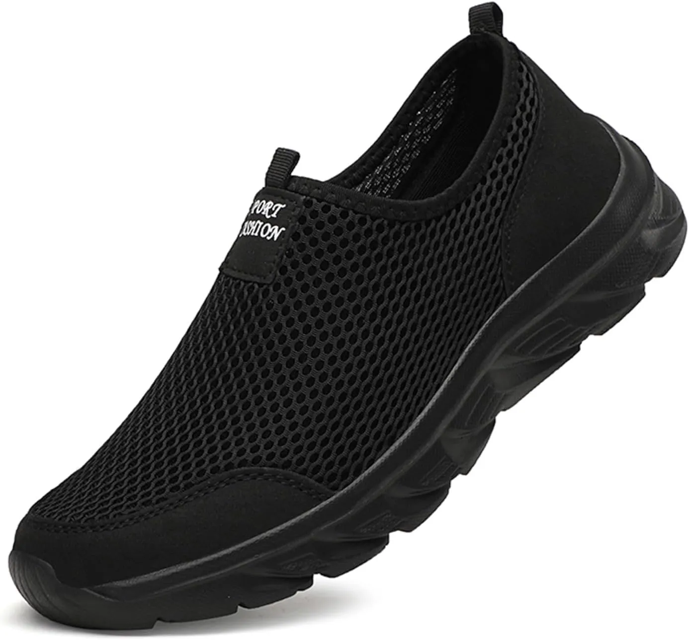 Mens Casual Slip on Walking Shoes Ultra Breathable Mesh Lightweight Comfortable Sneakers Non Slip Design for Running, Training & Outdoor Activities Fashion Men Summer Hiking Shoes