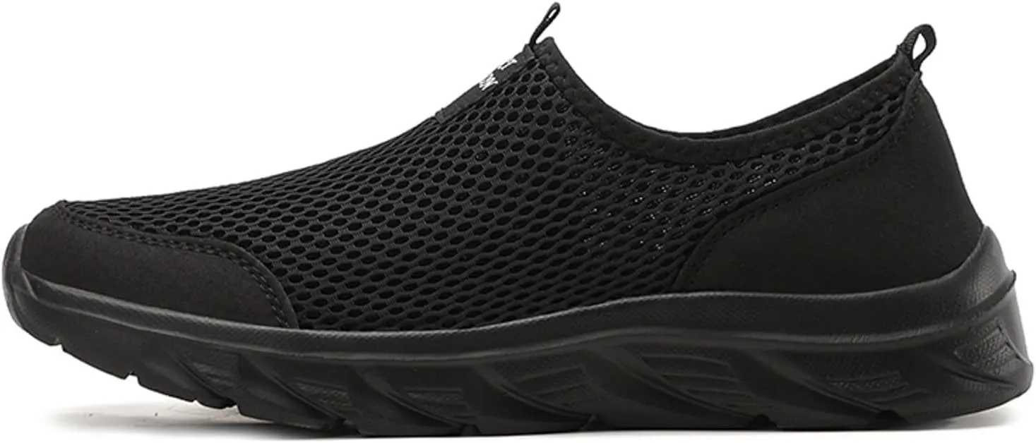 Mens Casual Slip on Walking Shoes Ultra Breathable Mesh Lightweight Comfortable Sneakers Non Slip Design for Running, Training & Outdoor Activities Fashion Men Summer Hiking Shoes