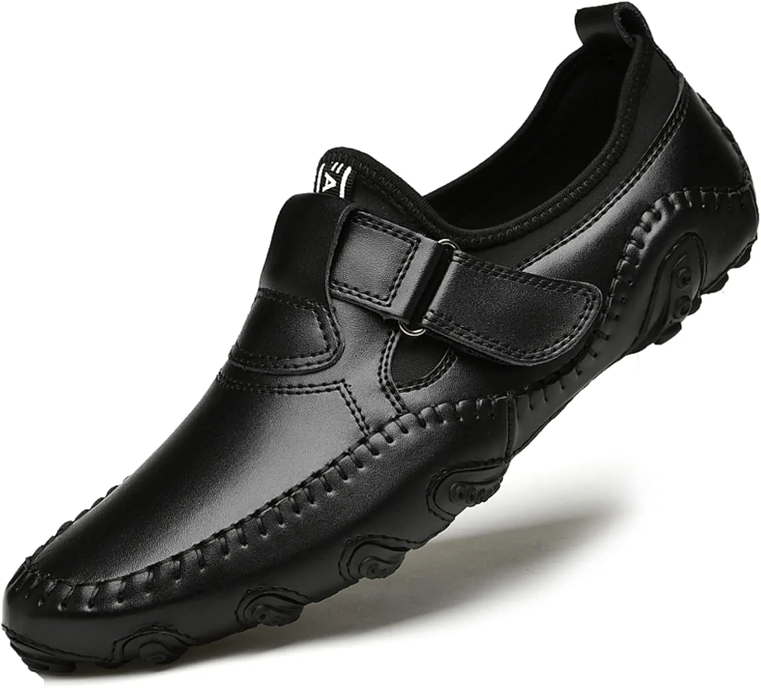 Men's Classic Leather Casual Shoes Office Casual Slip on Loafers Men's Soft and Comfortable Driving Walking Shoes