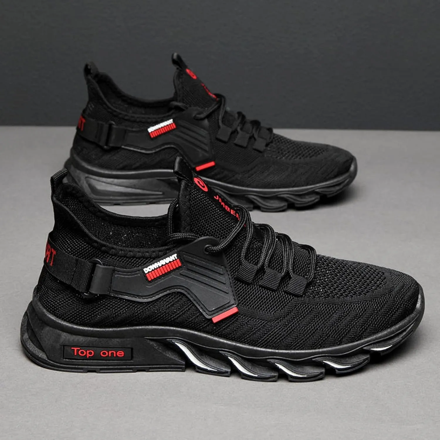 Men's Comfortable Stretch Workout Shoes Casual Sneaker Mesh Breathable Walking Shoe Wide Walking Shoes for Men