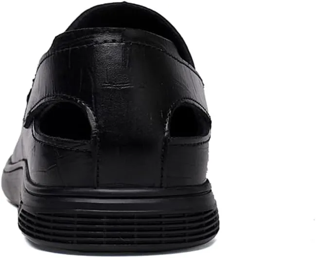 Men's Genuine Leather Loafers Shoes Fashion Slip-on Casual Soft Summer Driving Shoes