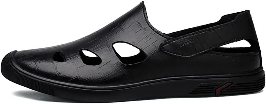 Men's Genuine Leather Loafers Shoes Fashion Slip-on Casual Soft Summer Driving Shoes
