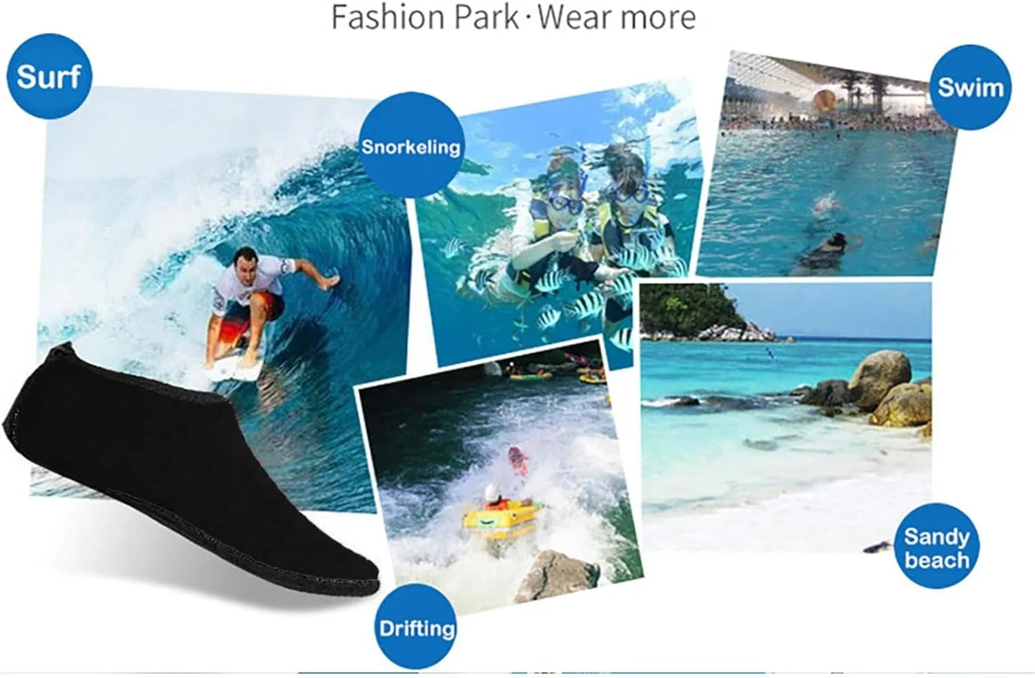 Mens Size 9 Shoes Water Resistant Surf Pool Hiking Diving Walking for Beach Lake Pool Hiking Surfing Camping Size