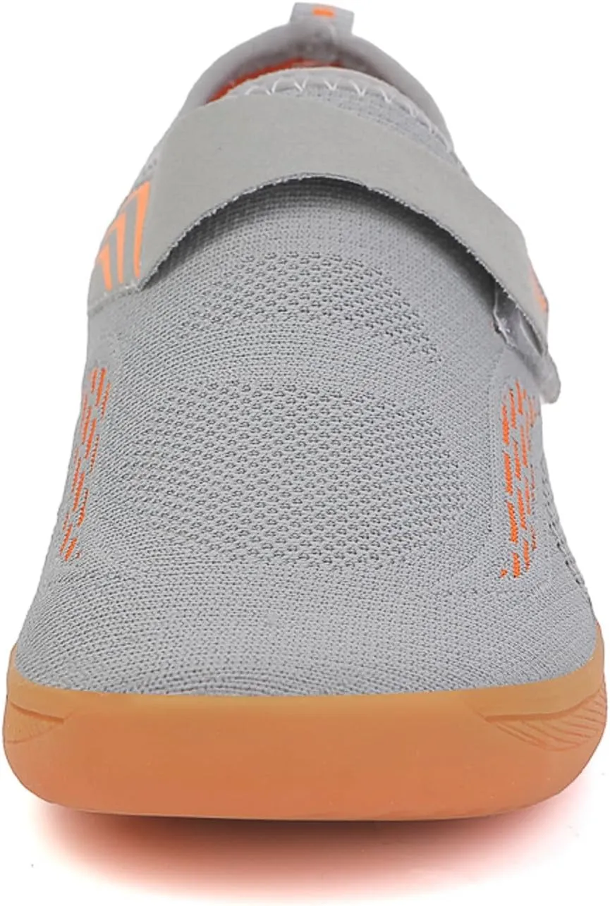 Men's Skate Flat Shoes with Adjustable Strap Men's Comfortable Breathable Mesh Shoes Lightweight Slip on Walking Footwear Summer Spring Daily Work and Workout Gym
