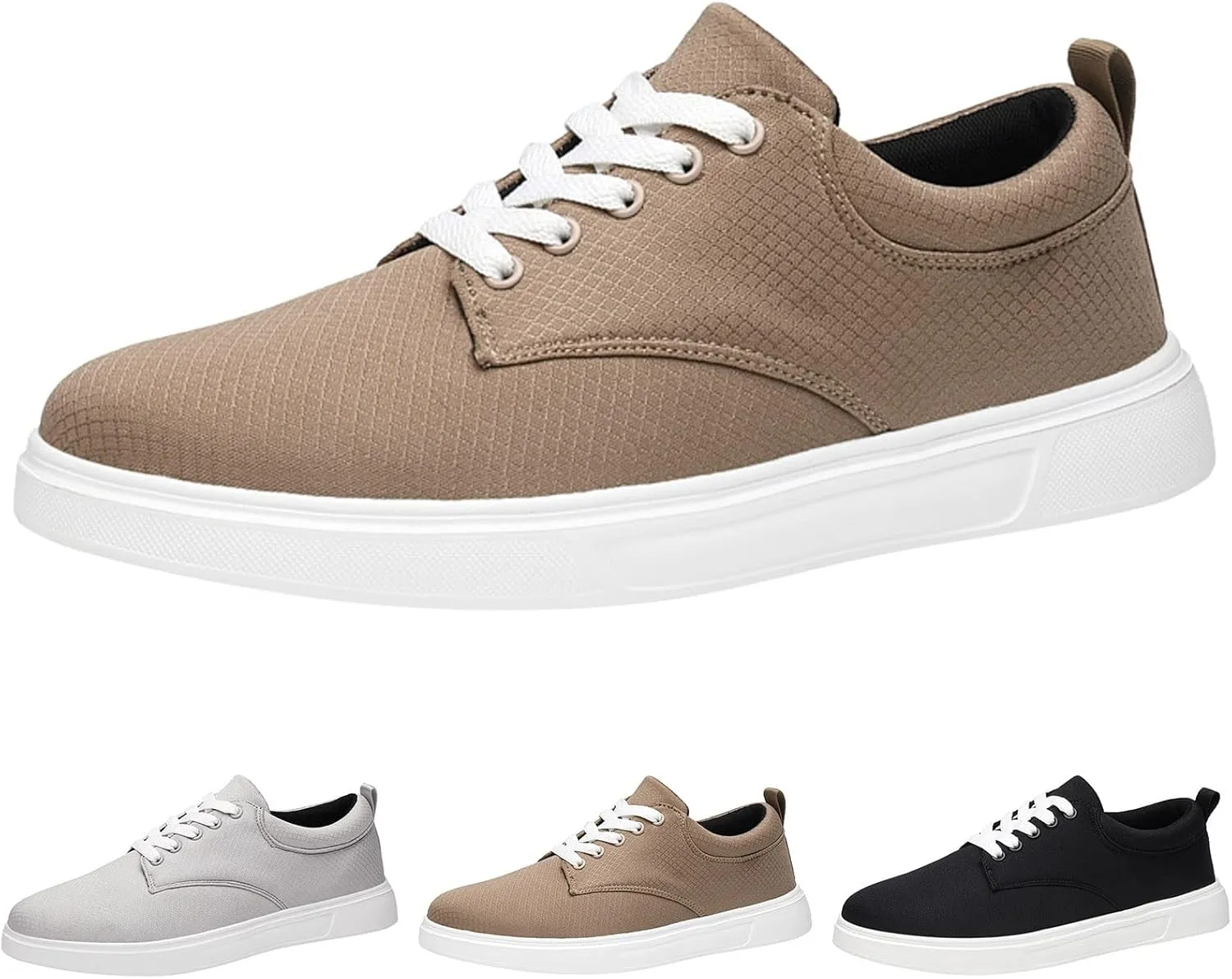 Men's Slip on Walking Shoes Casual Dressy Memory Foam Breathable Fashion Sneakers Non Slip Travel Jogging Athletic Running Shoes
