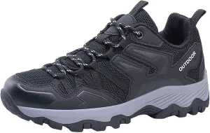 Men's Slip on Walking Shoes Comfy Knitted Hiking Shoes Memory Foam Breathable Fashion Sneakers Non Slip Indoor Outdoor Training Gym Shoes Wide Width