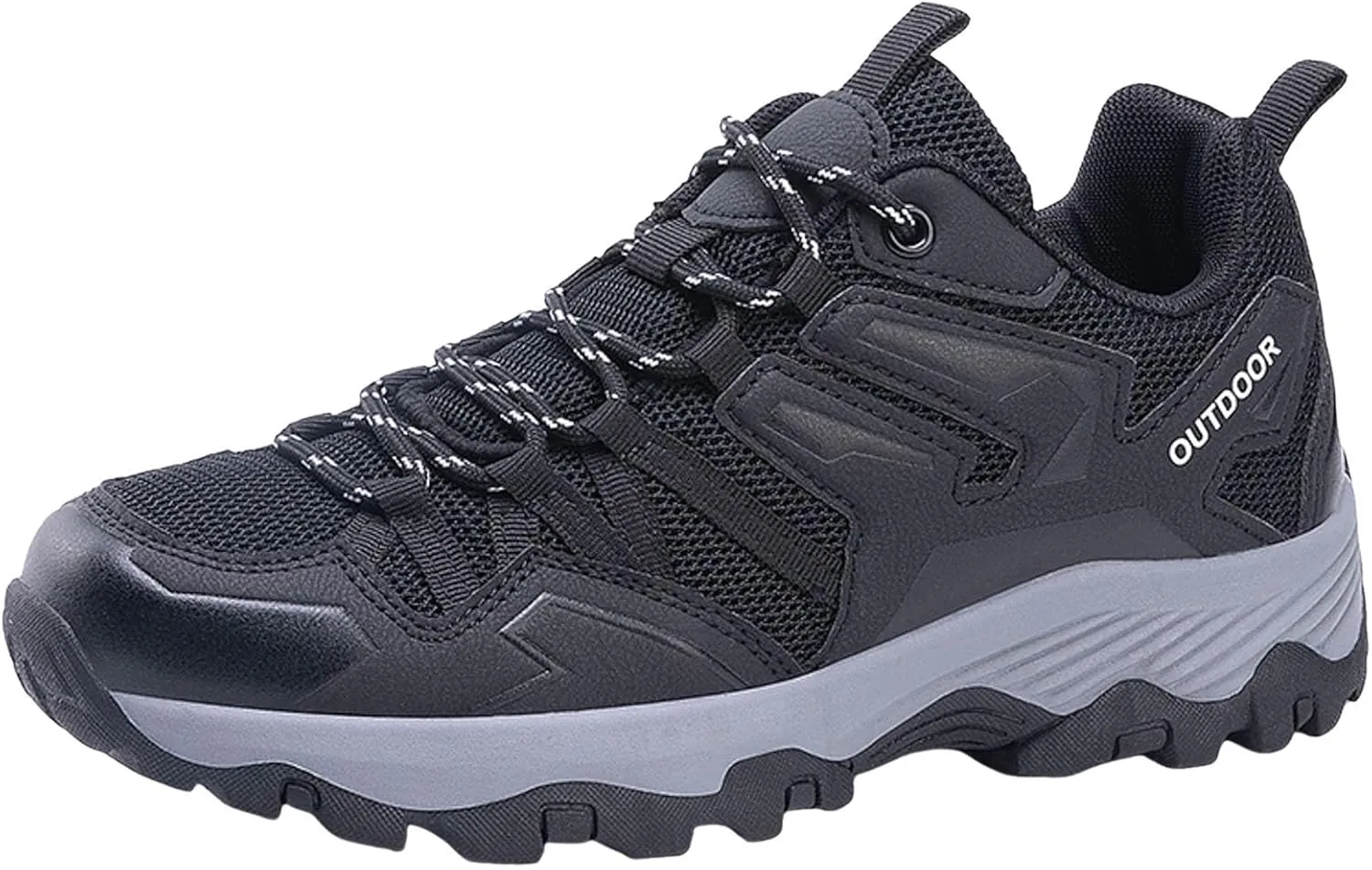 Men's Slip on Walking Shoes Comfy Knitted Hiking Shoes Memory Foam Breathable Fashion Sneakers Non Slip Indoor Outdoor Training Gym Shoes Wide Width