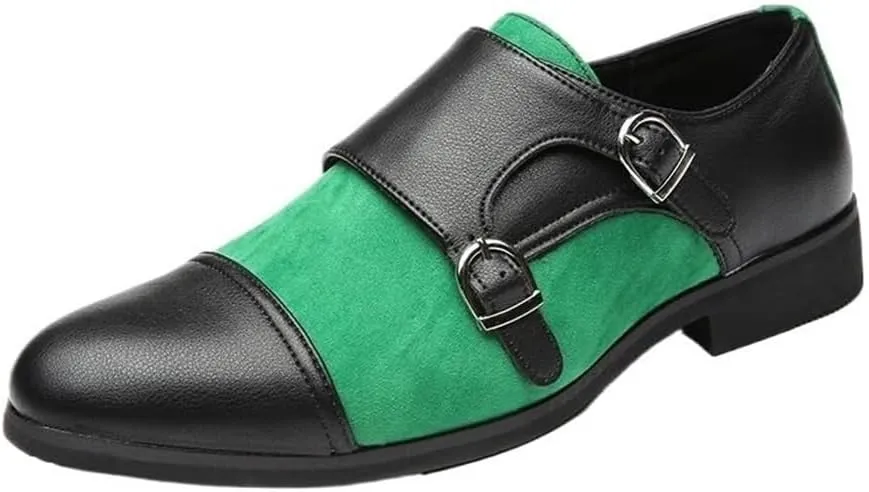 Mens Slip-Ons Loafers Office Breathable Shiny Patent Leather Dress Shoes