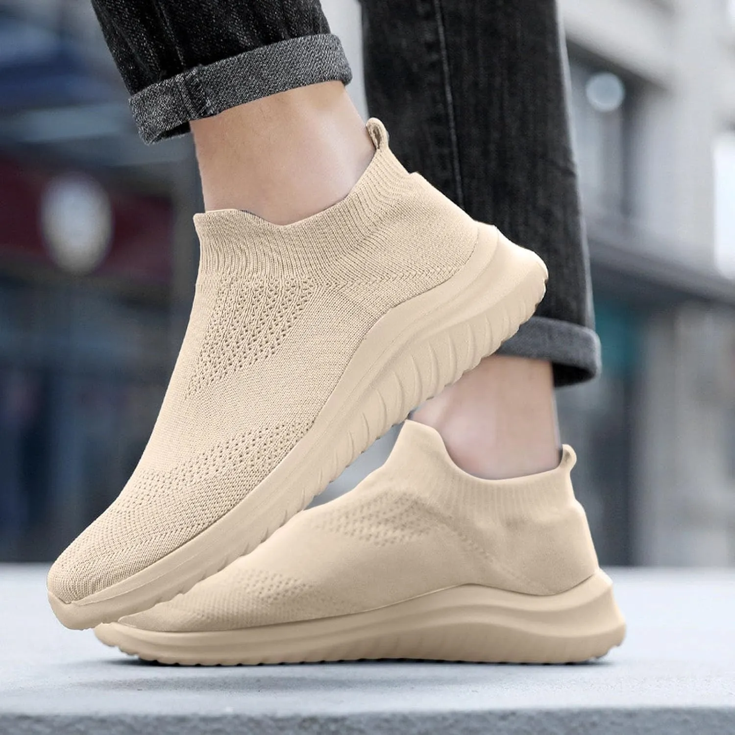 Men's Sport Breathable Mesh Shoes Breathable Casual Comfortable Walking Sneaker Business Casual Versatile Shoes