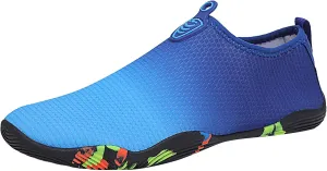 Mens Water Shoes Wide Width Breathable Barefoot Shoes Wide Feet Beach Sports Quick Dry for Boating Fishing Diving Surfing