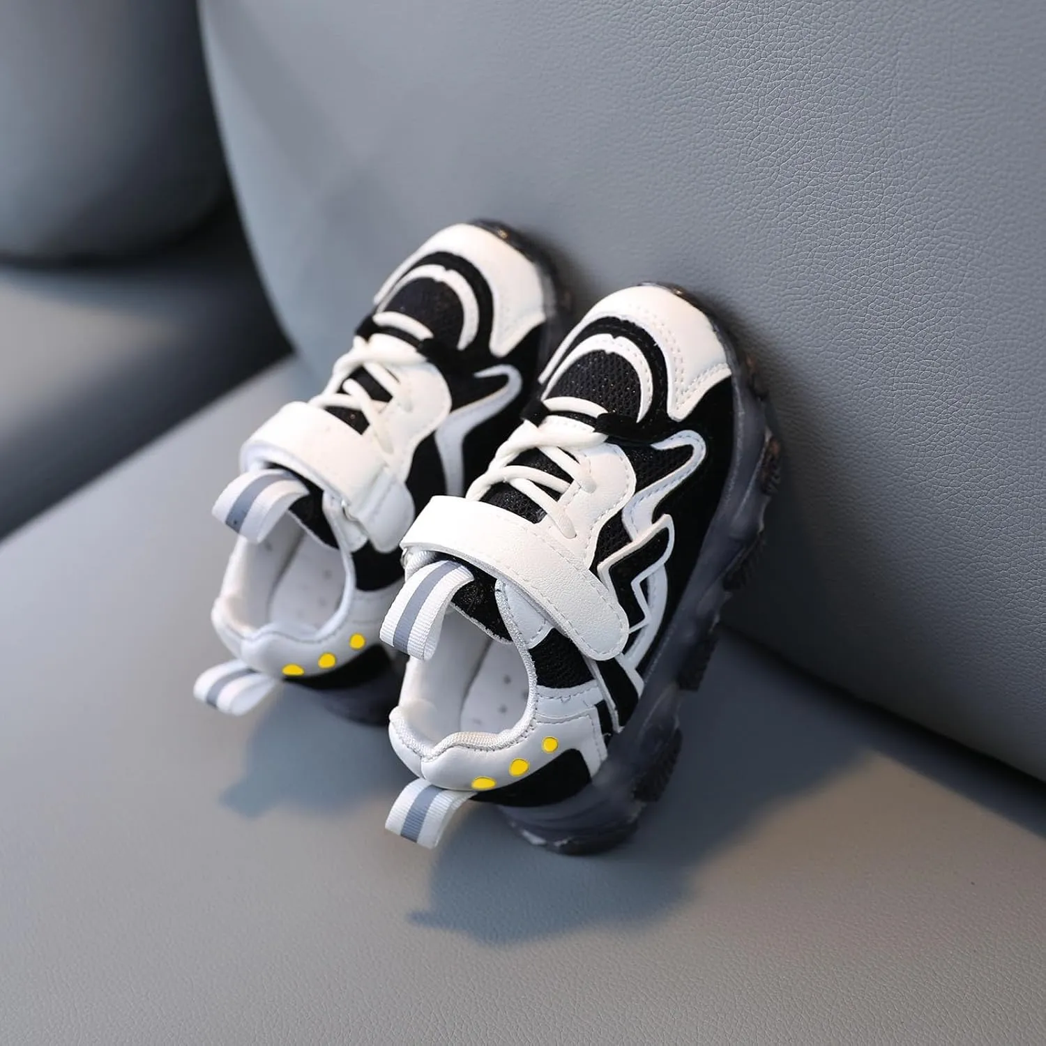 Mesh Breathable Lights up Sneakers for Toddler Boys First Walking Running Sport Shoes Kids Casual Lightweight Shoes