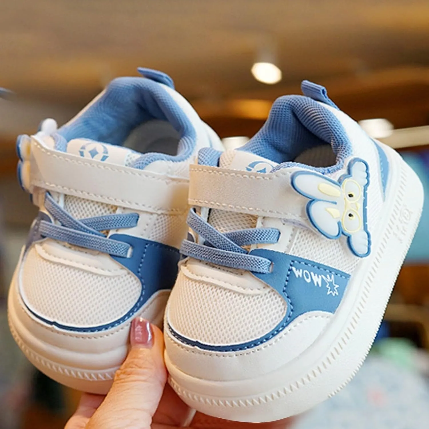 Mesh Breathable Sneaker for Baby Infant Toddler 𝗖artoon Open Toe First Walking Sport Shoes Newborn Outdoor Non Slip