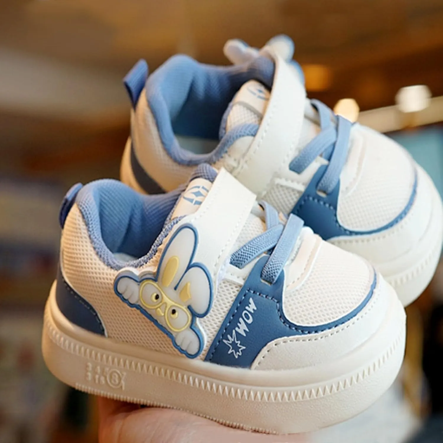 Mesh Breathable Sneaker for Baby Infant Toddler 𝗖artoon Open Toe First Walking Sport Shoes Newborn Outdoor Non Slip