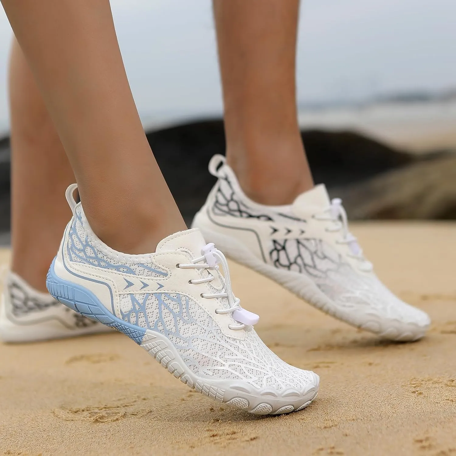 Mmoneyake Hike Barefoot Shoes Women Men Wide Toe Box Healthy & Non-Slip Barefoot Shoes Outdoor Hiking Shoe Grounded Footwear Unisex