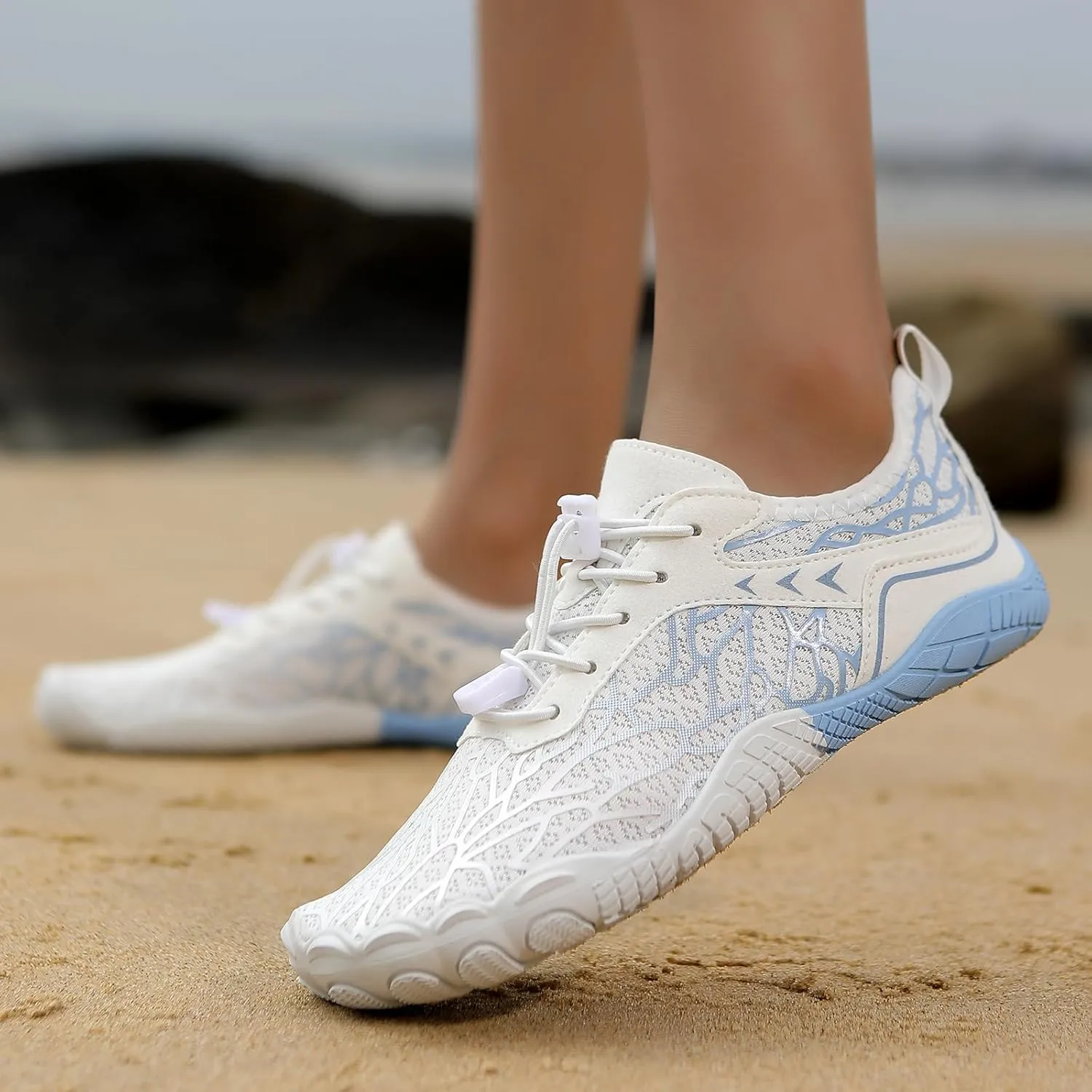 Mmoneyake Hike Barefoot Shoes Women Men Wide Toe Box Healthy & Non-Slip Barefoot Shoes Outdoor Hiking Shoe Grounded Footwear Unisex