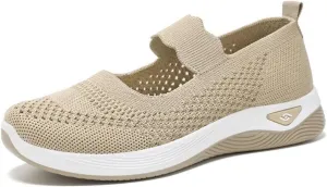 Mmoneyake Orthopedic Shoes for Women Walking Shoe Orthopedic Breathable Soft Shoes Diabetic Foam Shoe Hands Free Slip On Sneakers with Arch Support Indoor Outdoor Casual Sneakers