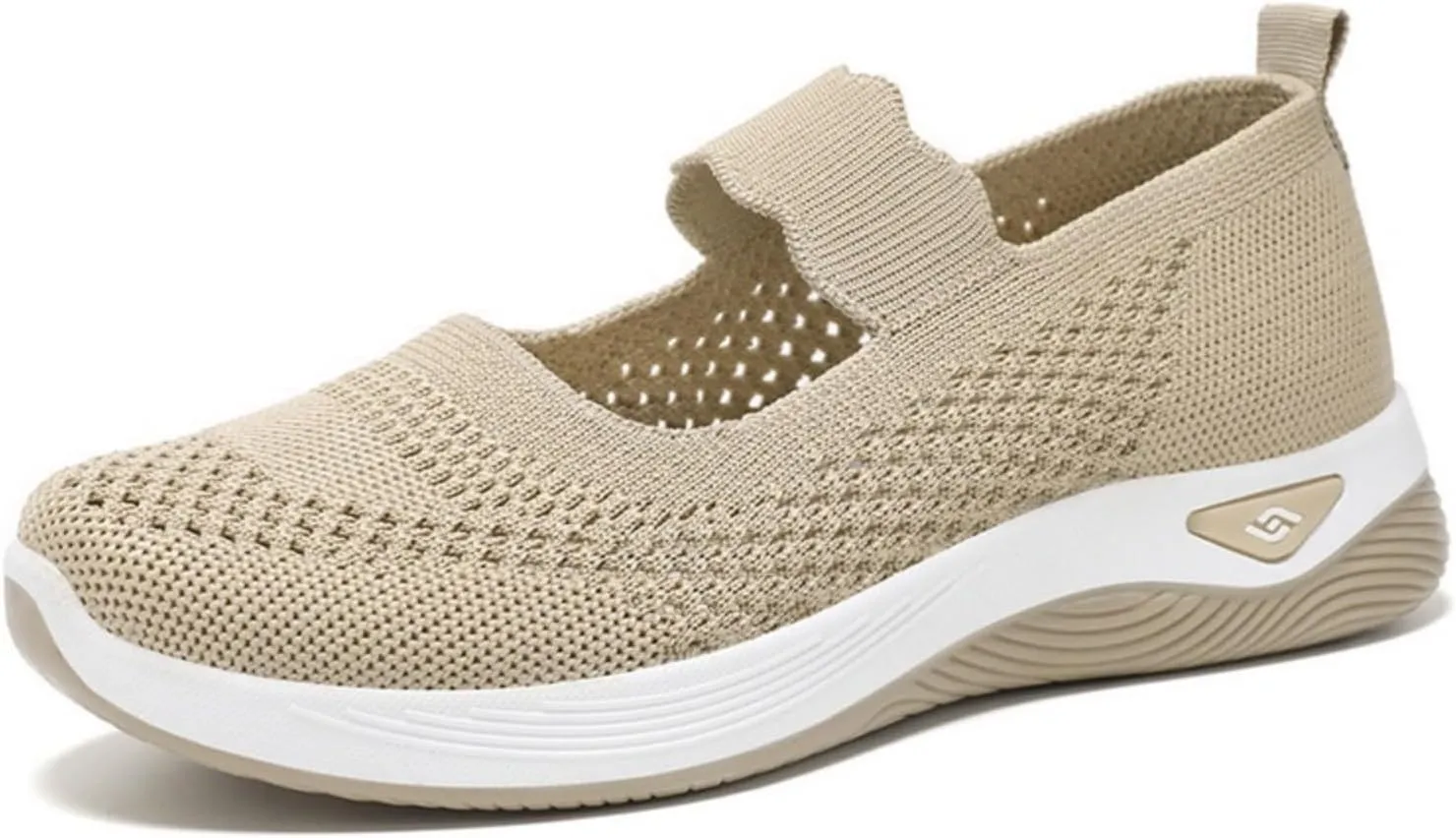 Mmoneyake Orthopedic Shoes for Women Walking Shoe Orthopedic Breathable Soft Shoes Diabetic Foam Shoe Hands Free Slip On Sneakers with Arch Support Indoor Outdoor Casual Sneakers