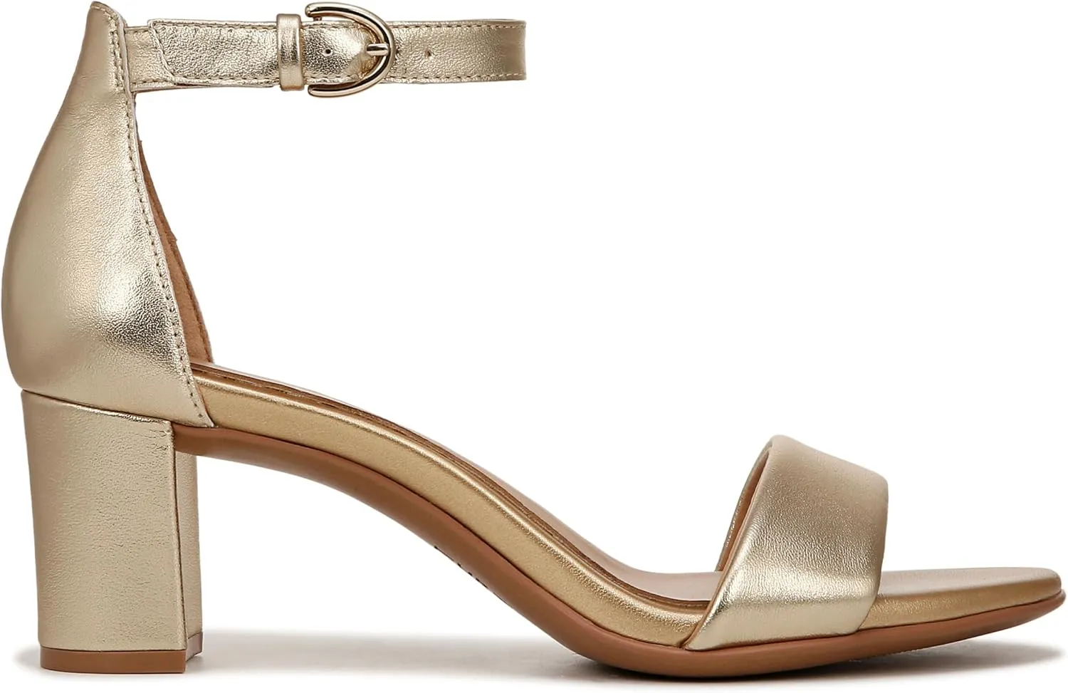 Naturalizer Women's Vera Ankle Strap Block Heel Dress Sandal