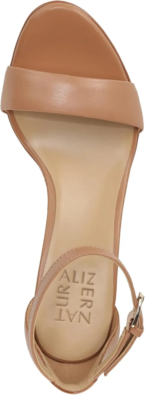 Naturalizer Women's Vera Ankle Strap Block Heel Dress Sandal