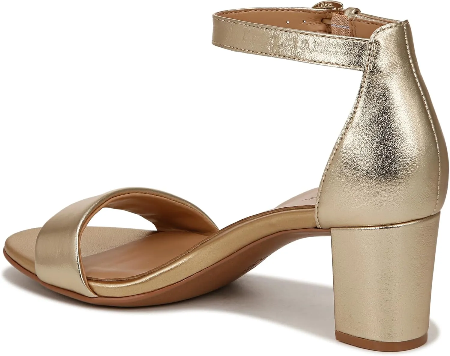 Naturalizer Women's Vera Ankle Strap Block Heel Dress Sandal