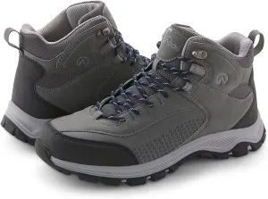 Nevados Mid Ankle Hiking Boots for Men | Water Resistant, Multi-Terrain Lug, Adaptive & Comfortable Design Carbon Rubber Outsole Cradled Footbed