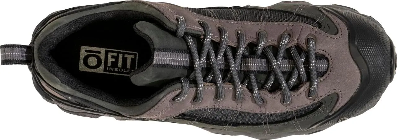 Oboz Men's Firebrand II Low B-Dry, Gray, 8 Wide