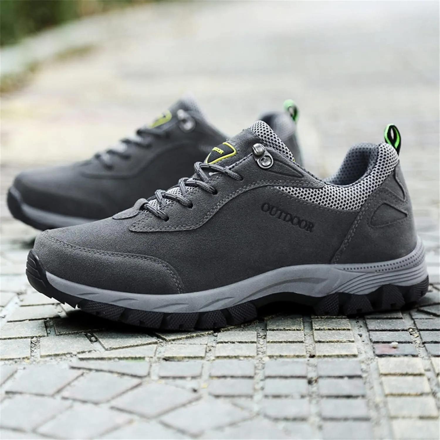 Orthopedic Hiking Shoes Men Waterproof Work Shoes Breathable Outdoor Walking Shoes Casual Non Slip Shoes