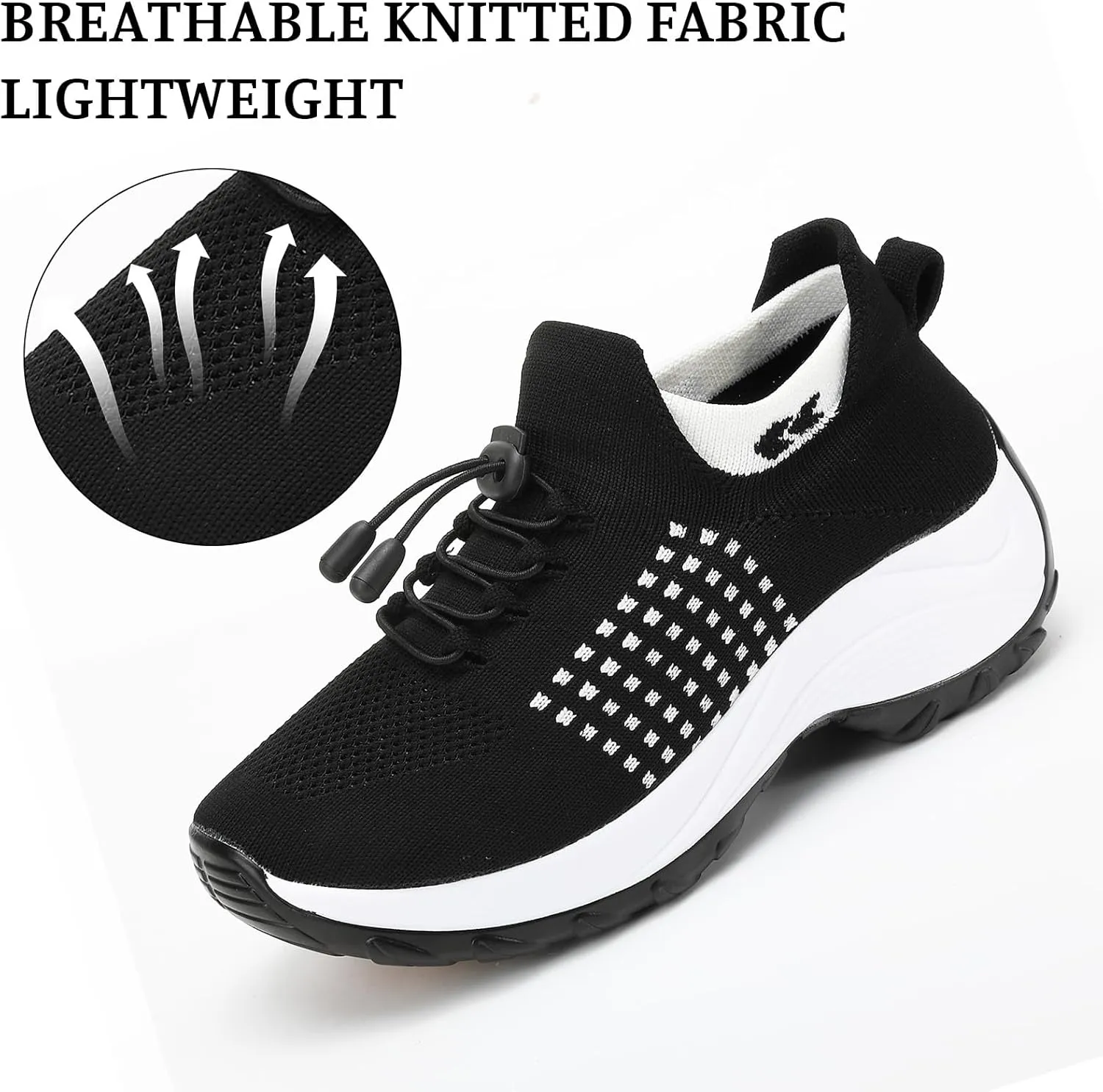 Orthopedic Shoes for Women Comfort Wear Orthowear Shoes Wide Width Slip On Walking Tennis Sneakers Plantar Fasciitis Bowling Shoe Mesh Athletic Style for Bowlers Breathable Lightweight