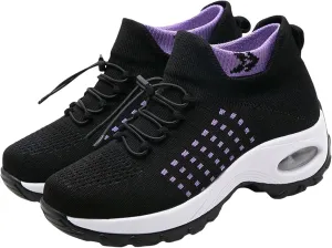 Orthopedic Shoes for Women Comfort Wear Orthowear Shoes Wide Width Slip On Walking Tennis Sneakers Plantar Fasciitis Bowling Shoe Mesh Athletic Style for Bowlers Breathable Lightweight