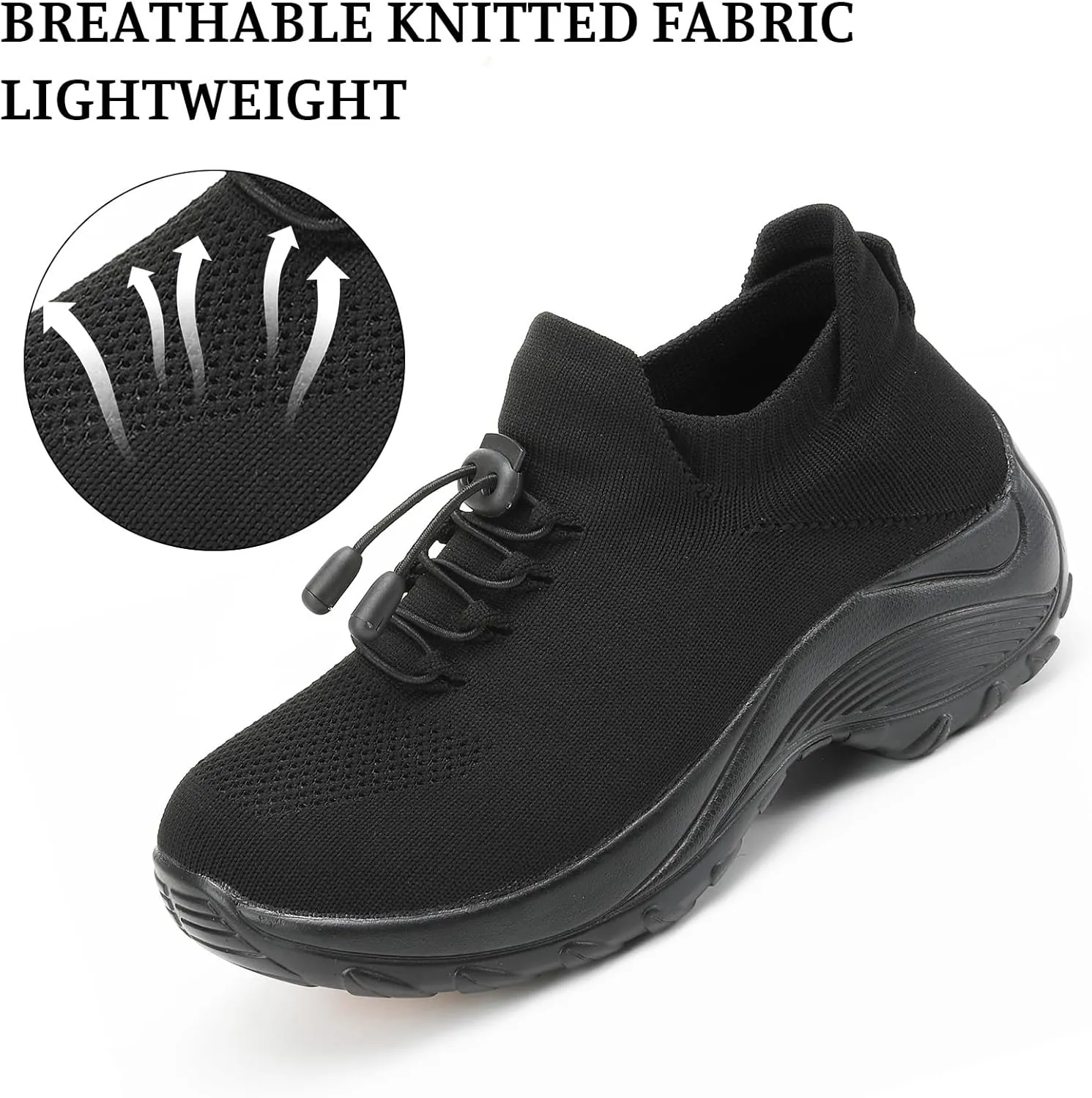 Orthopedic Shoes for Women Comfort Wear Orthowear Shoes Wide Width Slip On Walking Tennis Sneakers Plantar Fasciitis Bowling Shoe Mesh Athletic Style for Bowlers Breathable Lightweight