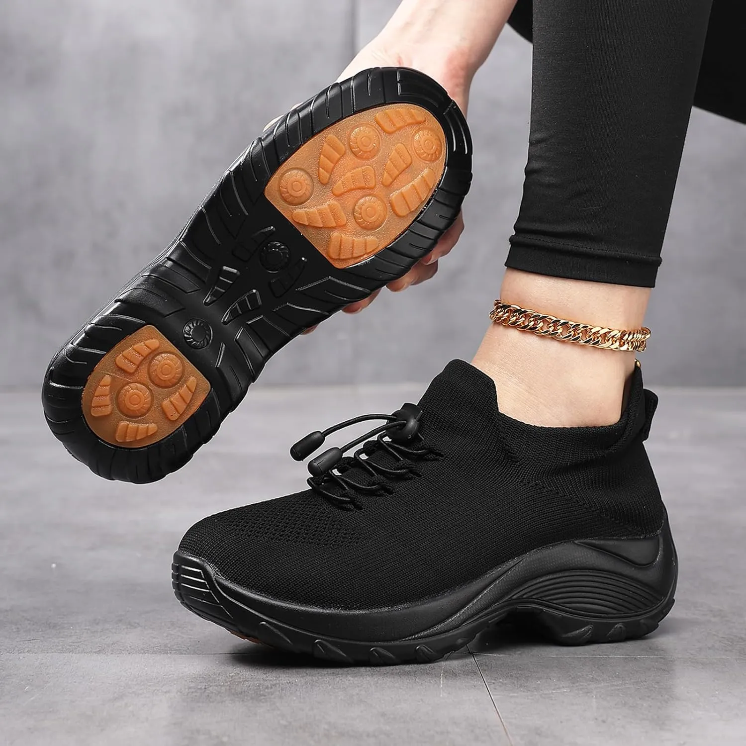 Orthopedic Shoes for Women Comfort Wear Orthowear Shoes Wide Width Slip On Walking Tennis Sneakers Plantar Fasciitis Bowling Shoe Mesh Athletic Style for Bowlers Breathable Lightweight