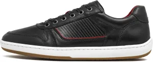 Piloti Driving Shoes for Men, Compass Italian Leather Carbon Panel Everyday Driving Sneaker