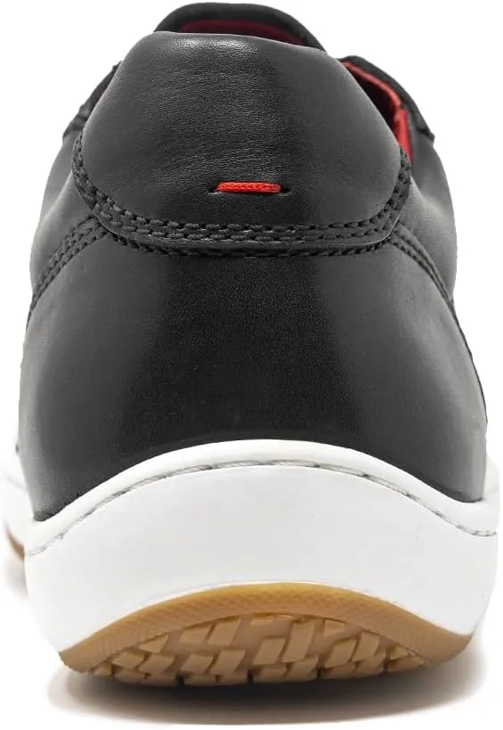 Piloti Driving Shoes for Men, Compass Italian Leather Carbon Panel Everyday Driving Sneaker
