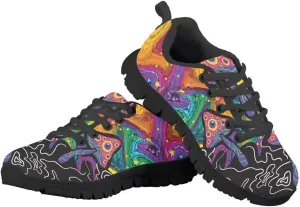 PinUp Angel Kids Shoes Running Shoes Girls Boys School Students Sports Shoes Spring and Autumn Casual Tennis Shoes
