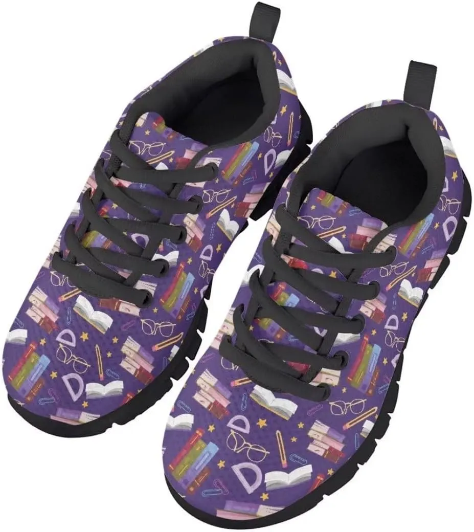 Pinupub Kids Casual Sports Shoes Colorful Print Comfort Breathable Slip On Sneakers for Boys Girls