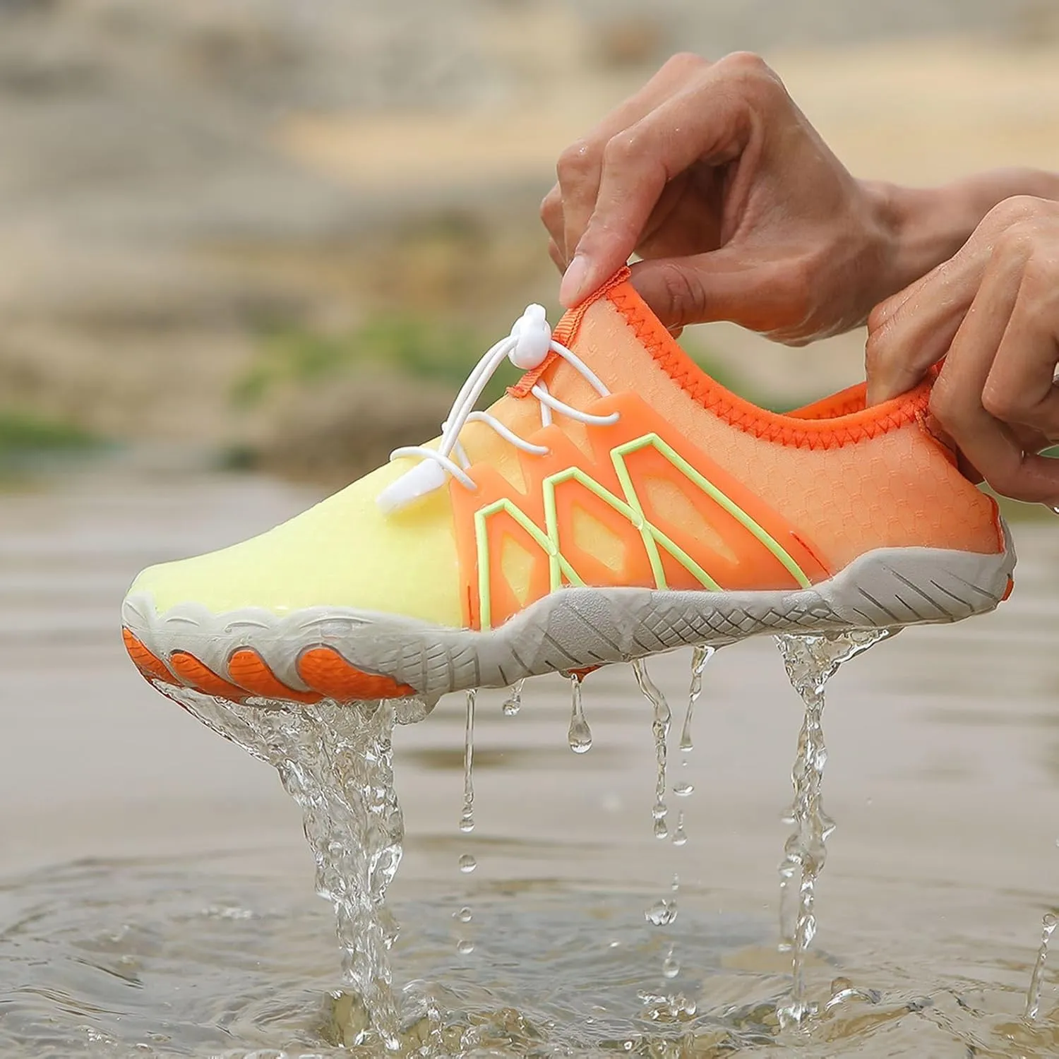 Pro Barefoot Shoes for Women Hike Barefoot Footwear Anti-Slip Breathable Quick Dry Slip-on Shoes Outdoor Sport Water Shoe Gym Workout Running Shoe