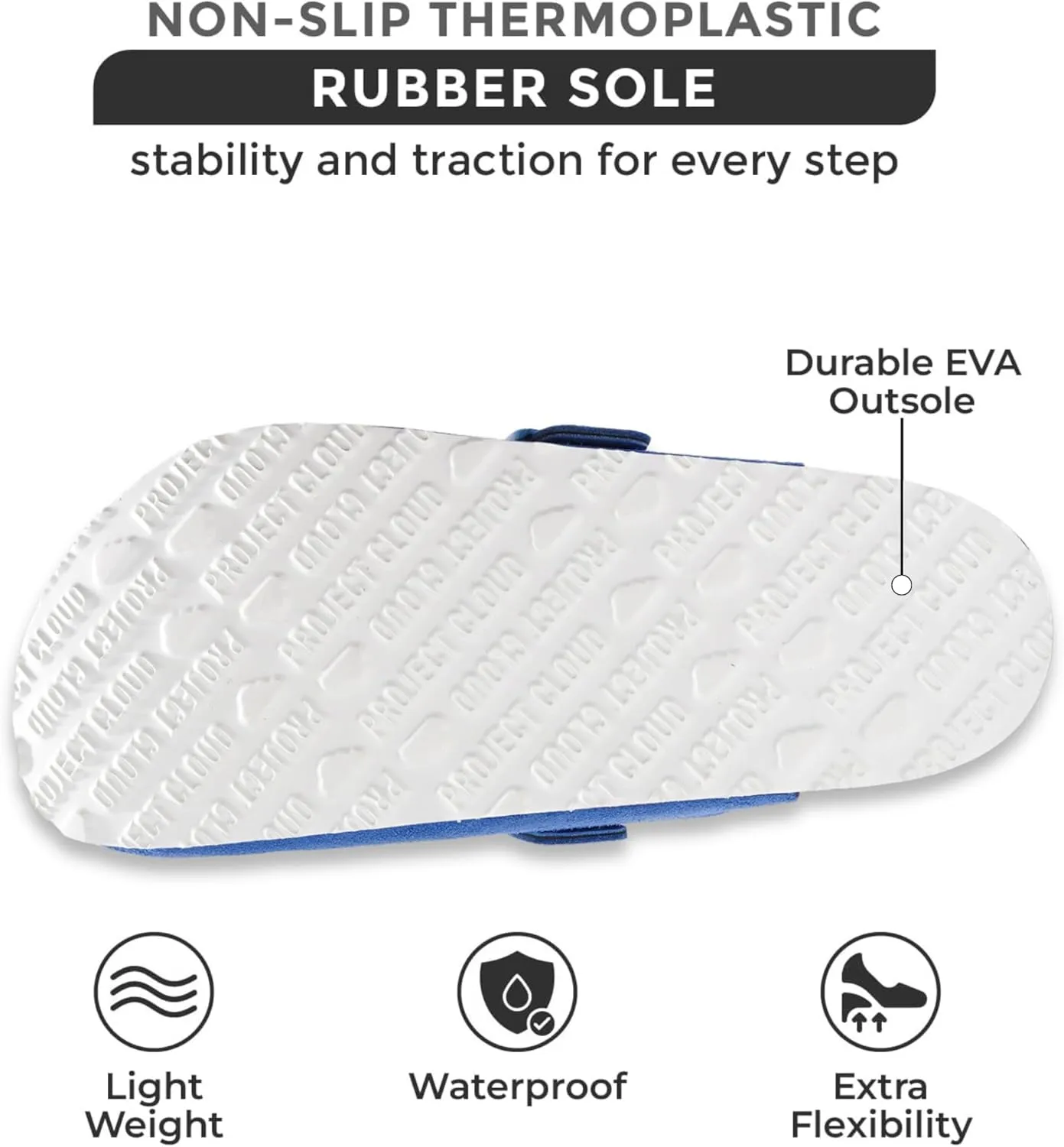 Project Cloud Genuine Leather Footbed Clogs for Women - Memory Foam Arch Support Slippers for Women - Trendy Slip-ons Women's Mules & Clogs Sandals (Benton)