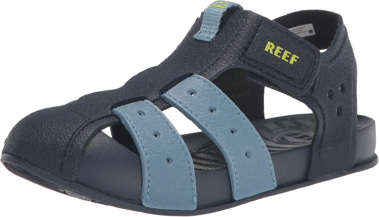 REEF Toddler/Little Kid Water Beachy Fisherman Sandal, Water Friendly, Adjustable Velcro Strap, Closed Toe