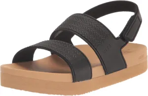 REEF Toddler/Little Kid Water Vista Platform Sandal, Water Friendly, Adjustable Velcro Strap
