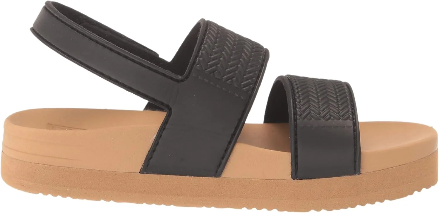 REEF Toddler/Little Kid Water Vista Platform Sandal, Water Friendly, Adjustable Velcro Strap