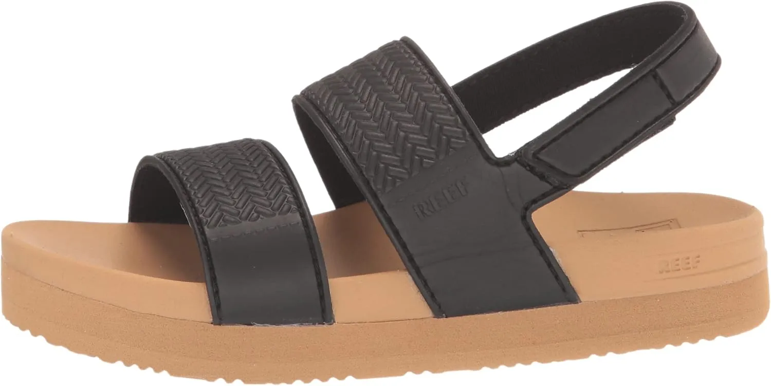 REEF Toddler/Little Kid Water Vista Platform Sandal, Water Friendly, Adjustable Velcro Strap