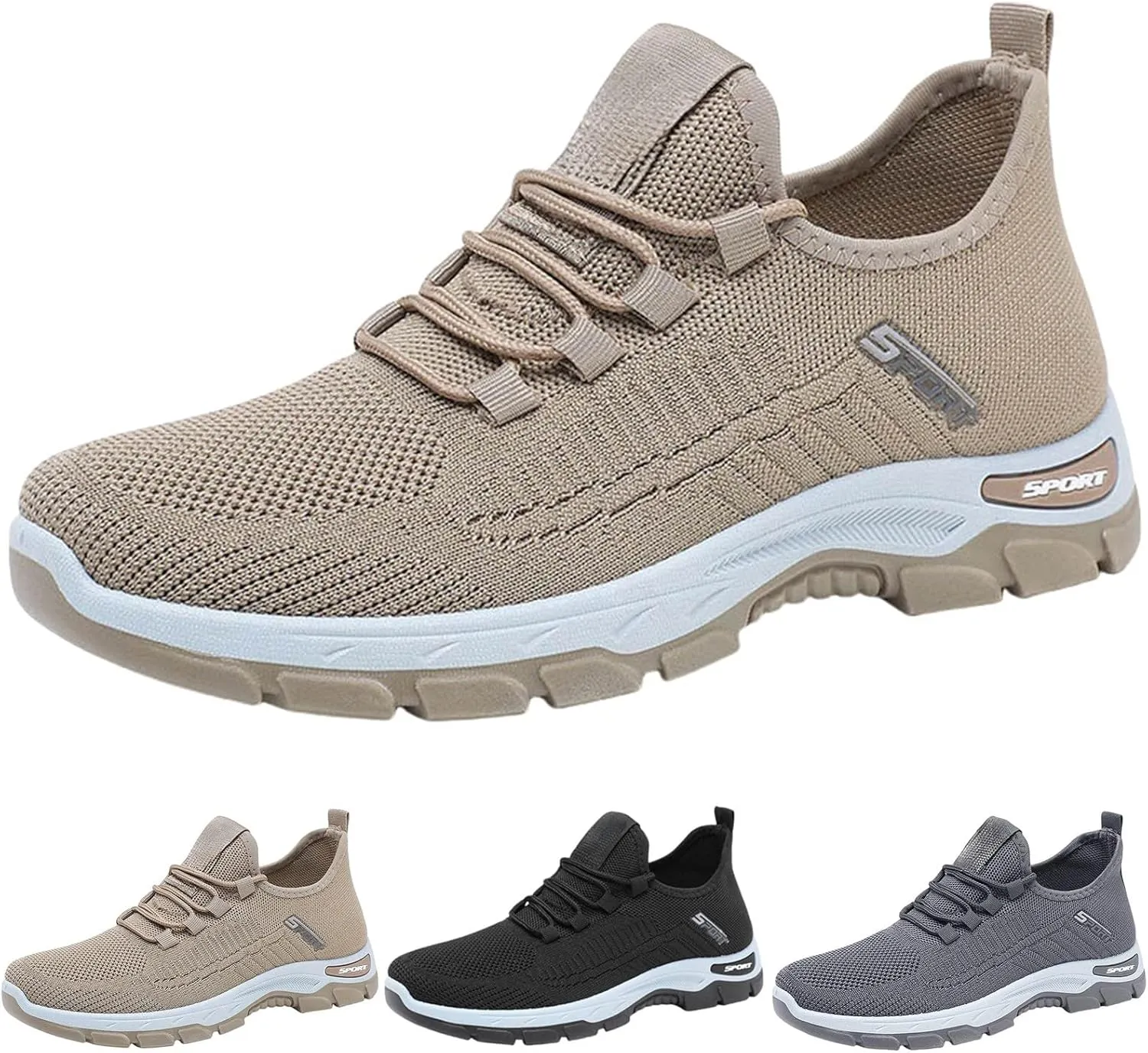 Running Shoes for Men Gym Tennis Athletic Mesh Sneakers Lightweight Sports Fashion Breathable Casual Shoes