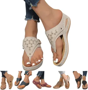 Sandals for Women 2025 Wedge Comfortable Orthopedic Sandal Womens Dressy Summer Flip Flops Casual Walking Wedges