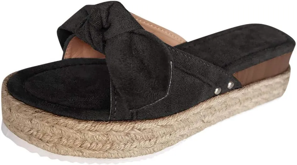 Sandals for Women Platform,2020 Crystal Comfy Platform Sandal Summer Beach Travel Shoes Sandal Ladies Flip Flops