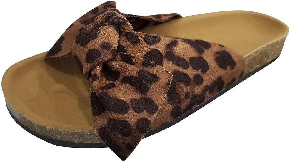 Sandals for Women Wide Width,Women Wedge Heel Sandals Sandals Floral Roman Flat Slippers Casual Beach Indoor Outdoor Shoes