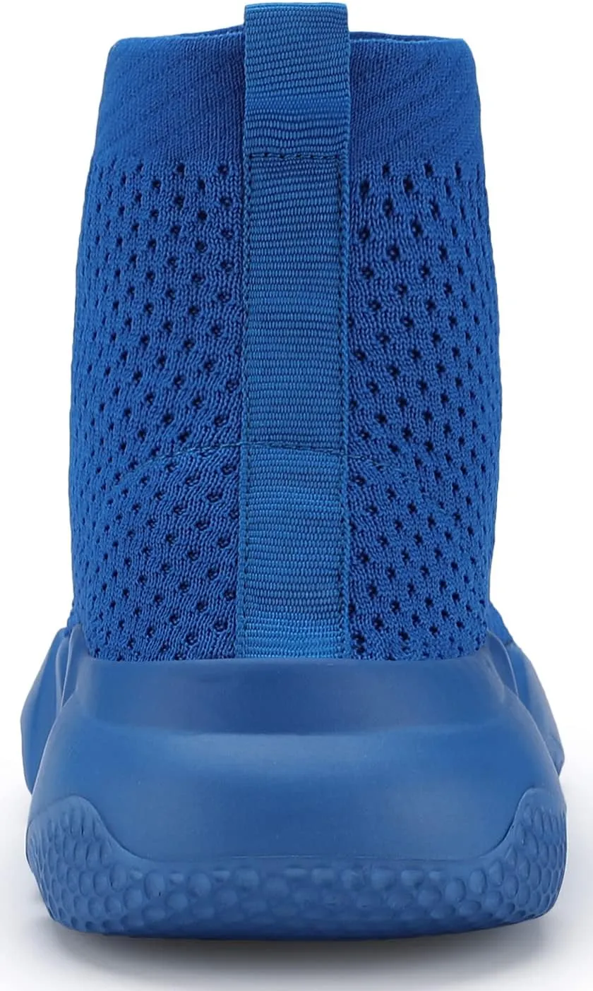 Santiro Boys Shoes Girls Sock Shoes High Tops Breathable Knit Slip On Shoes