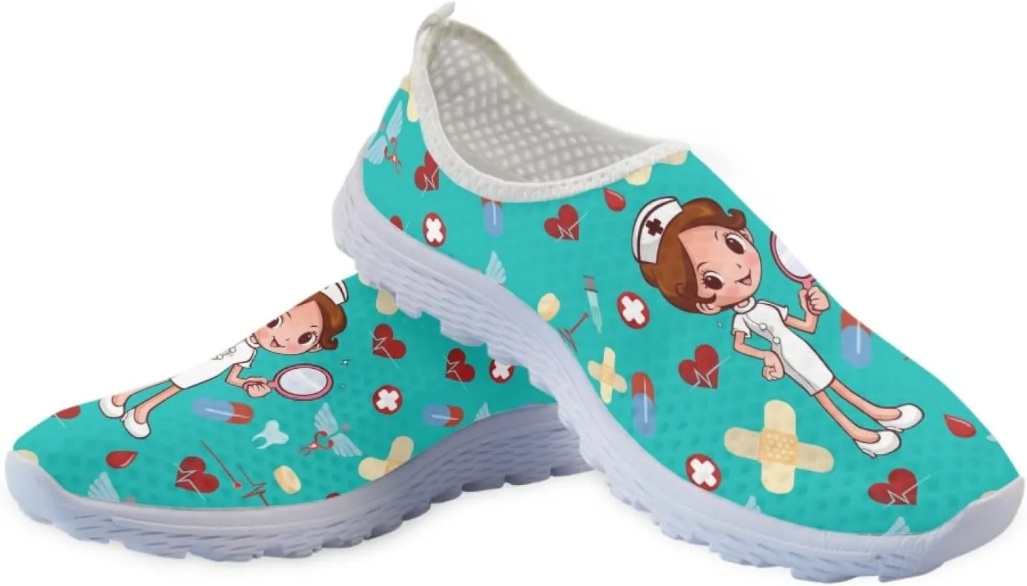 Shoes for Womens Spring Summer Loafer Breathable Slip On Flats Sneakers Walking Tennis Running Shoe