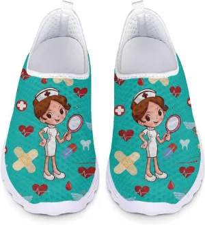 Shoes for Womens Spring Summer Loafer Breathable Slip On Flats Sneakers Walking Tennis Running Shoe